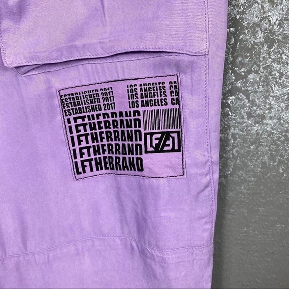 LF the Brand Lilac Purple Urban Cargo Pants Size 6 Lightweight Utility New - Picture 8 of 11